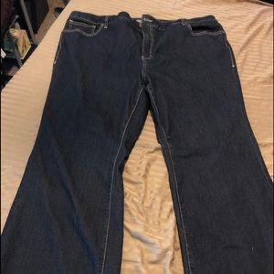 Avenue flare plus jeans- dark